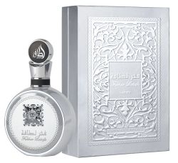 Lattafa Fakhar Platinum 100 ml – мъжки парфюм със свежи и дървесни нотки от Дубай