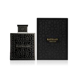 Rayhaan Obsidian 100 ml – мъжки кожено-дървесен парфюм с ирис и уд