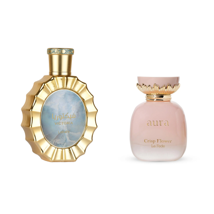 Комбо Lattafa Victoria + Khadlaj La Fede Aura Crisp Flower