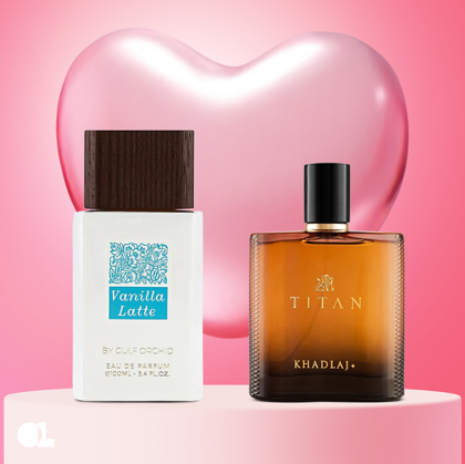 Комбо Свети Валентин - Gulf Orchid Vanilla Latte & Khadlaj Titan 2x100 ml