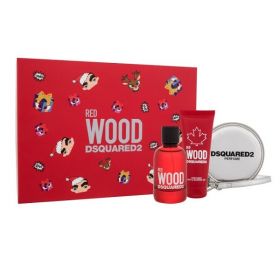 DsQuared  Red Wood W Set - EdT 100 ml + sh/gel 100 ml + purse /2019