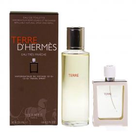 Hermès  Terre d'Hermes Eau Tres Fraiche M Set - EdT 30 refillable spray + EdT 125 ml splash