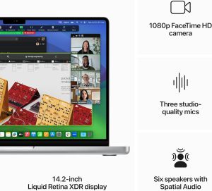 MacBook Pro M3 Pro A2992, 14" дисплей, 512GB, 18GB RAM, silver